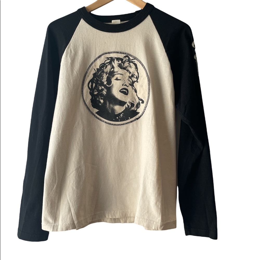 Men’s Medium Vintage Madonna Long Sleeve T-Shirt